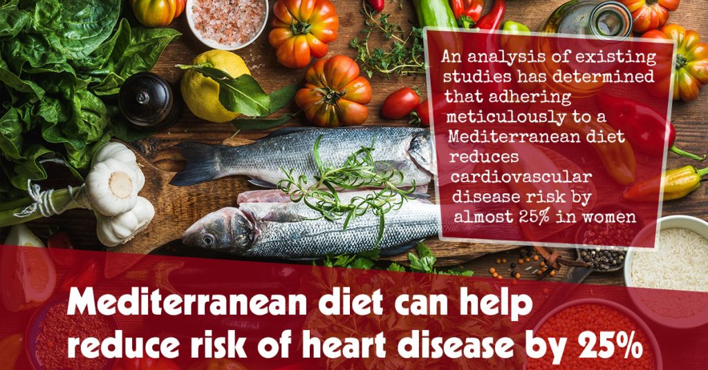 Mediterranean Diet Can Help Reduce Risk Of Heart Disease By 25 F